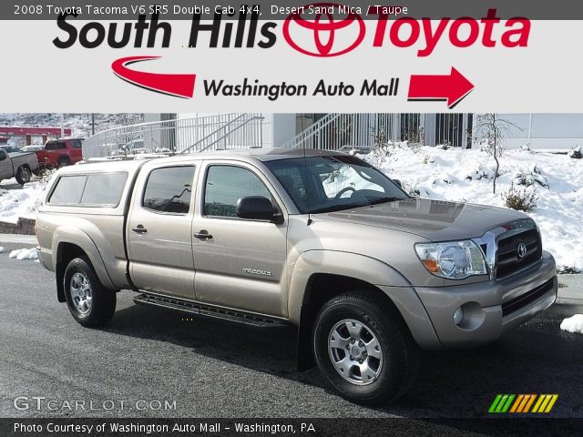 2008 Toyota Tacoma V6 SR5 Double Cab 4x4 in Desert Sand Mica