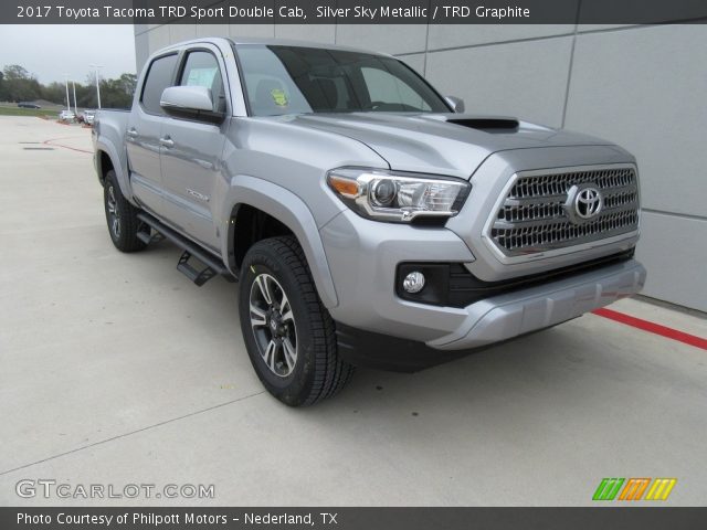 2017 Toyota Tacoma TRD Sport Double Cab in Silver Sky Metallic