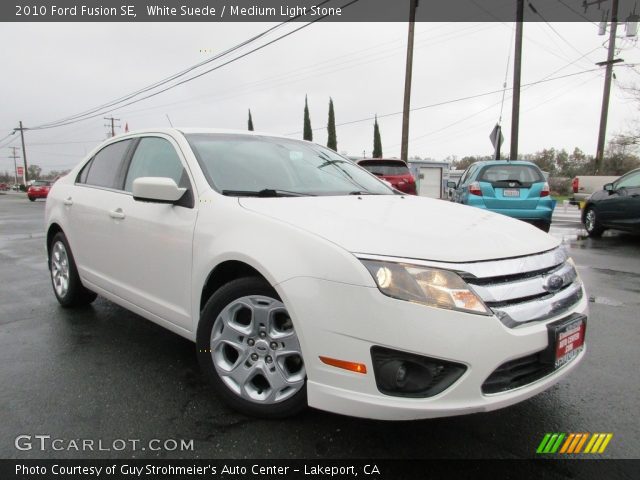 2010 Ford Fusion SE in White Suede