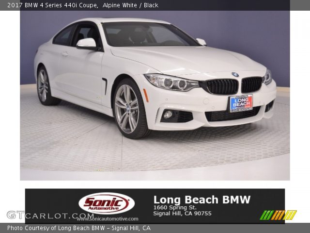 2017 BMW 4 Series 440i Coupe in Alpine White