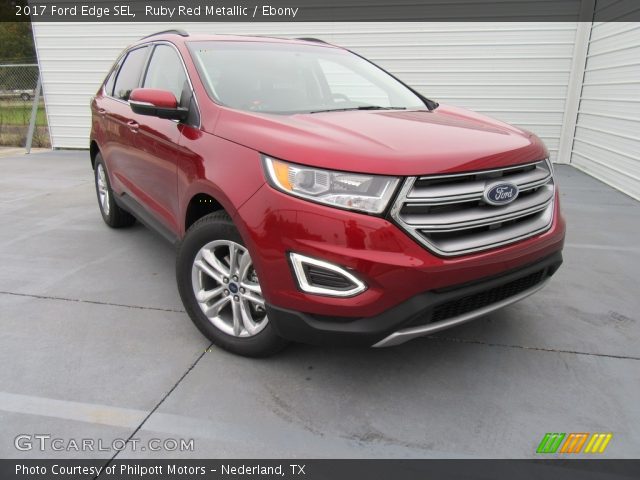 2017 Ford Edge SEL in Ruby Red Metallic