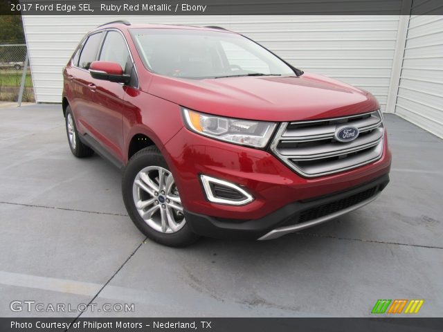 2017 Ford Edge SEL in Ruby Red Metallic