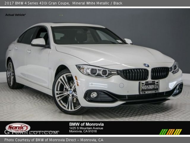 2017 BMW 4 Series 430i Gran Coupe in Mineral White Metallic