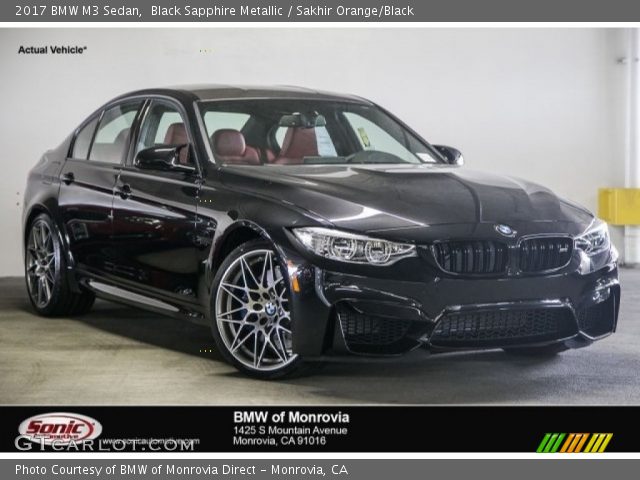 2017 BMW M3 Sedan in Black Sapphire Metallic