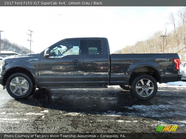 2017 Ford F150 XLT SuperCab 4x4 in Lithium Gray