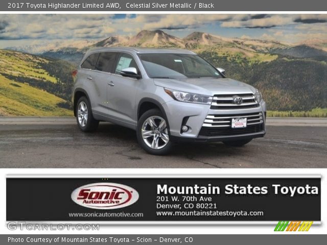 2017 Toyota Highlander Limited AWD in Celestial Silver Metallic