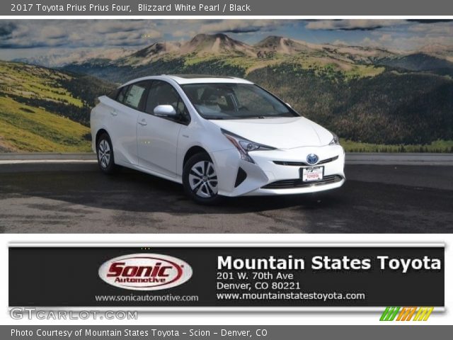 2017 Toyota Prius Prius Four in Blizzard White Pearl