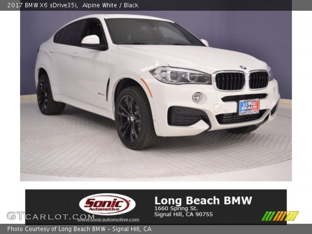 2017 BMW X6 sDrive35i in Alpine White