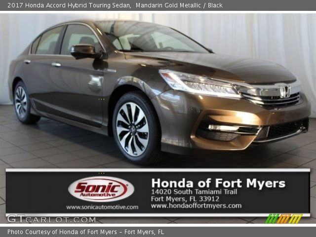 2017 Honda Accord Hybrid Touring Sedan in Mandarin Gold Metallic