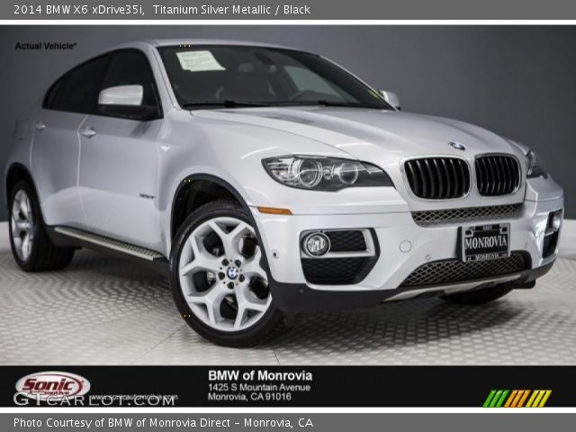 2014 BMW X6 xDrive35i in Titanium Silver Metallic