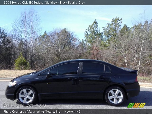 2008 Honda Civic EX Sedan in Nighthawk Black Pearl