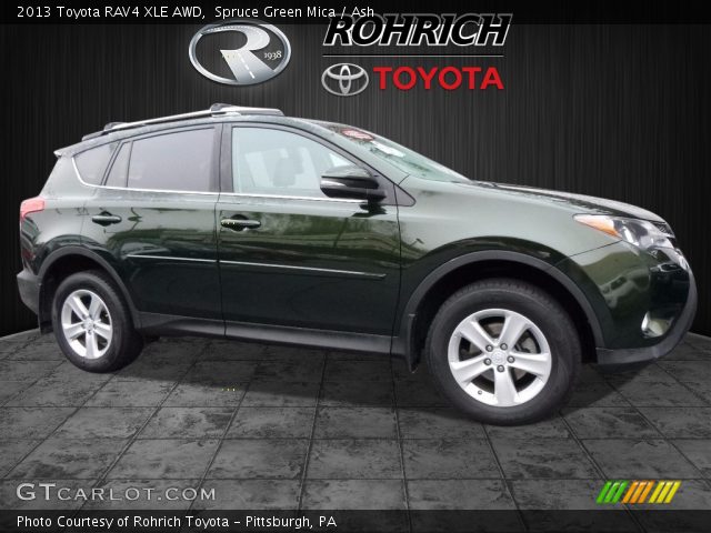 2013 Toyota RAV4 XLE AWD in Spruce Green Mica