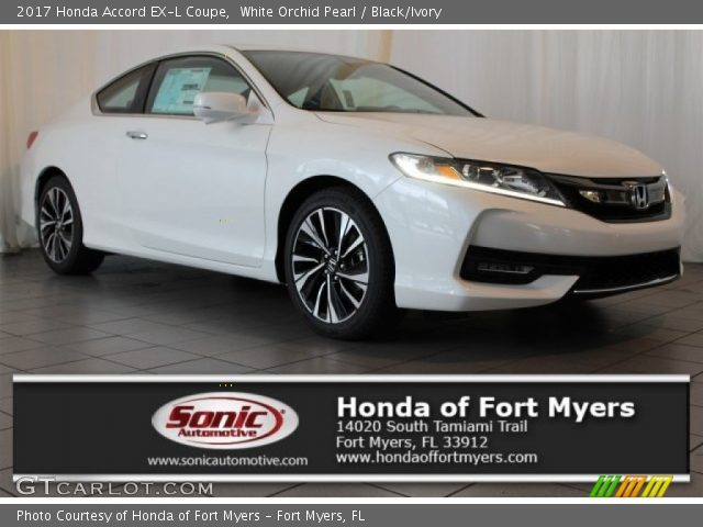 2017 Honda Accord EX-L Coupe in White Orchid Pearl
