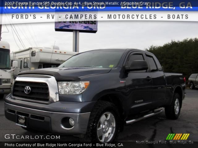 2007 Toyota Tundra SR5 Double Cab 4x4 in Blue Streak Metallic