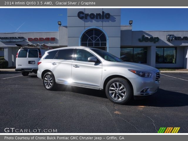 2014 Infiniti QX60 3.5 AWD in Glacial Silver