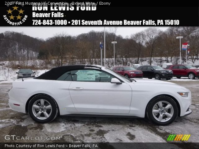 2017 Ford Mustang V6 Convertible in Oxford White