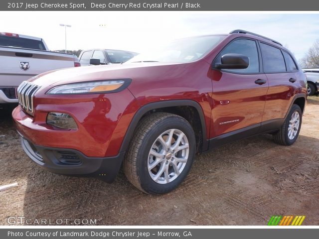 2017 Jeep Cherokee Sport in Deep Cherry Red Crystal Pearl