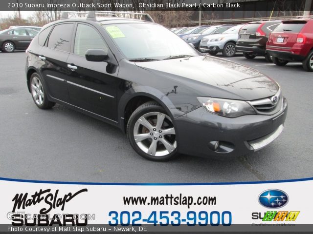 2010 Subaru Impreza Outback Sport Wagon in Obsidian Black Pearl