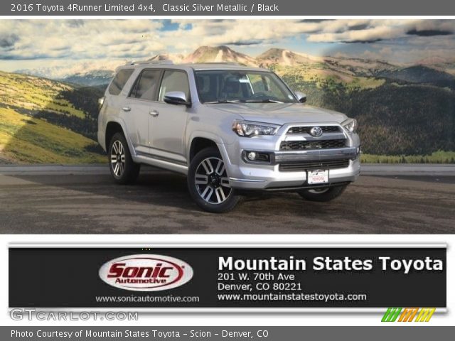 2016 Toyota 4Runner Limited 4x4 in Classic Silver Metallic