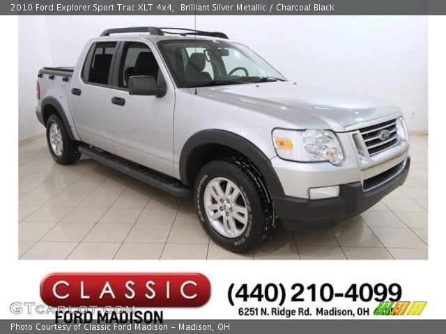 2010 Ford Explorer Sport Trac XLT 4x4 in Brilliant Silver Metallic