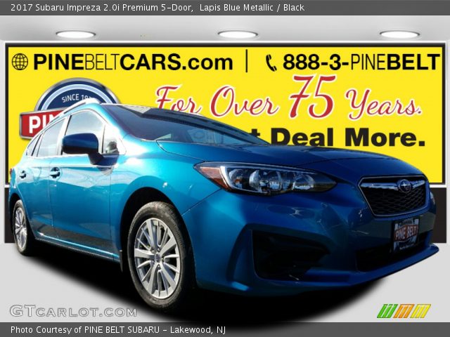 2017 Subaru Impreza 2.0i Premium 5-Door in Lapis Blue Metallic