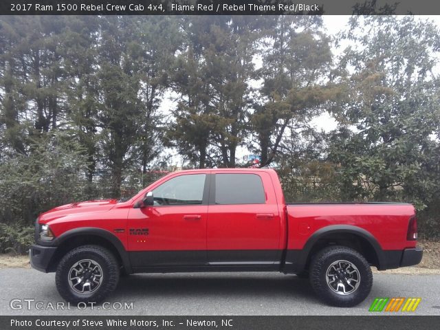 2017 Ram 1500 Rebel Crew Cab 4x4 in Flame Red