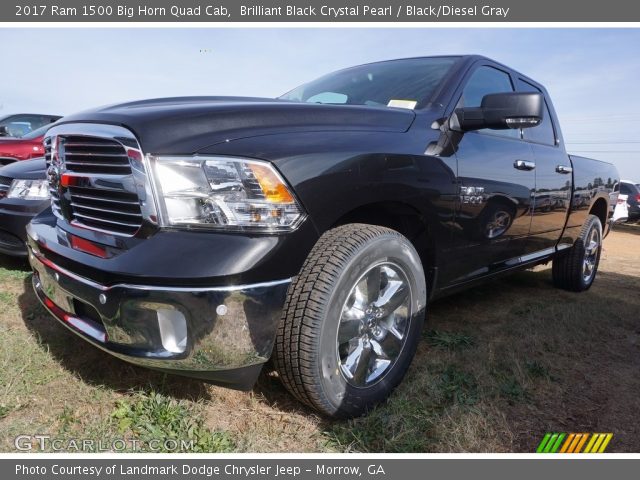 2017 Ram 1500 Big Horn Quad Cab in Brilliant Black Crystal Pearl
