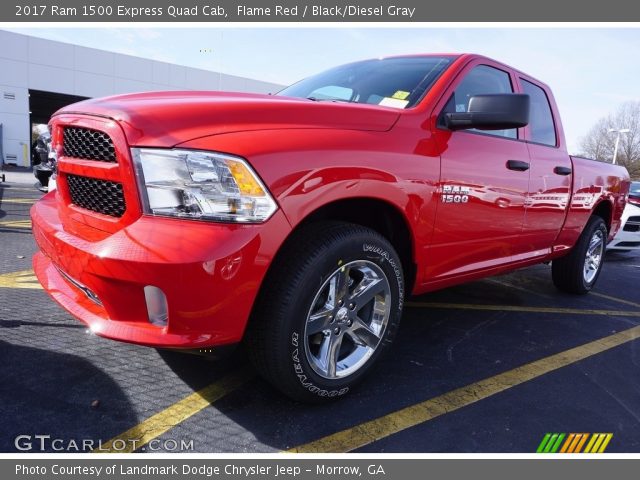 2017 Ram 1500 Express Quad Cab in Flame Red