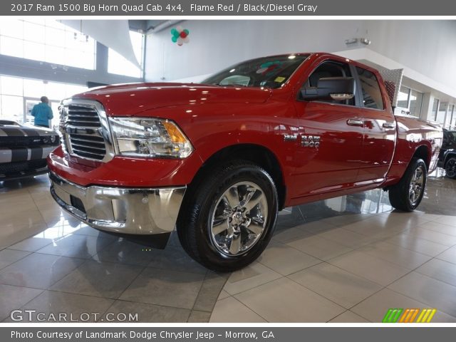 2017 Ram 1500 Big Horn Quad Cab 4x4 in Flame Red