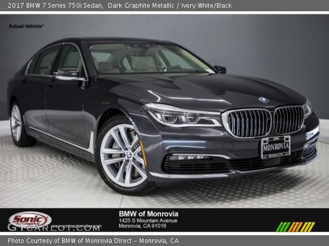2017 BMW 7 Series 750i Sedan in Dark Graphite Metallic