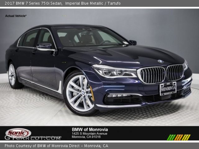 2017 BMW 7 Series 750i Sedan in Imperial Blue Metallic