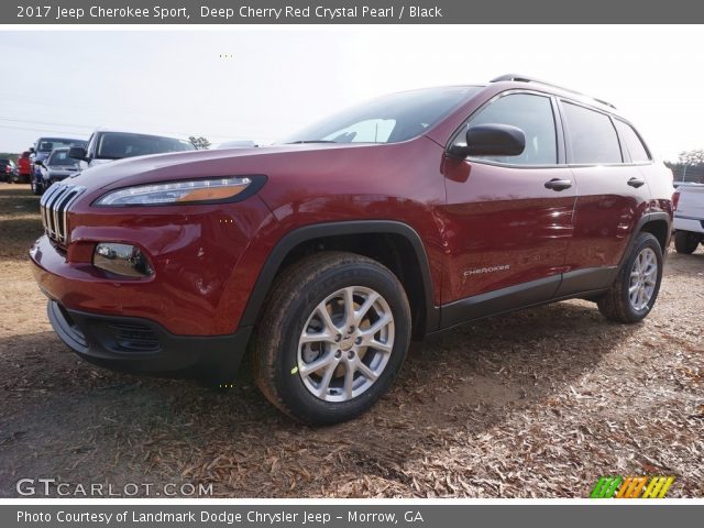 2017 Jeep Cherokee Sport in Deep Cherry Red Crystal Pearl