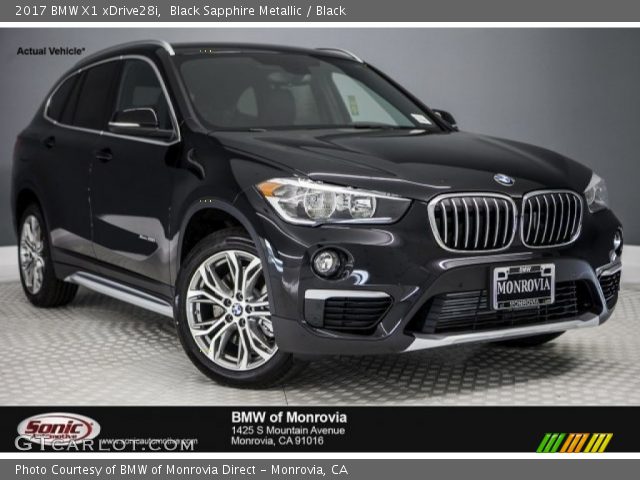 2017 BMW X1 xDrive28i in Black Sapphire Metallic