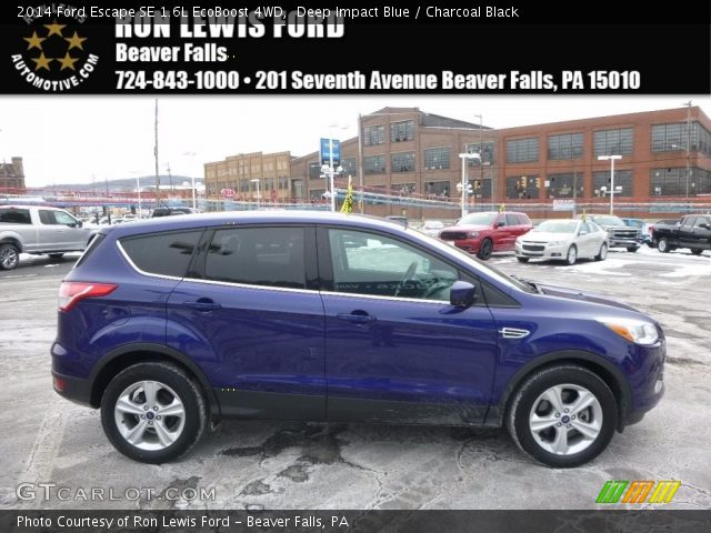 2014 Ford Escape SE 1.6L EcoBoost 4WD in Deep Impact Blue