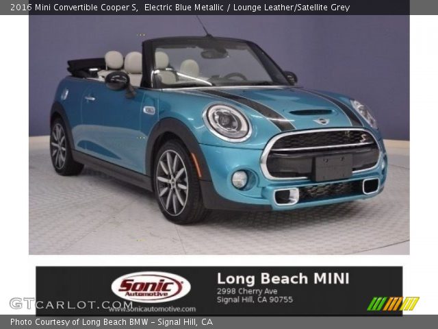 2016 Mini Convertible Cooper S in Electric Blue Metallic