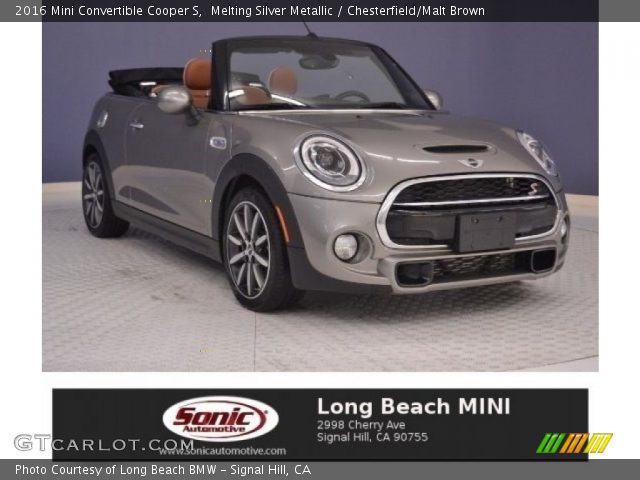 2016 Mini Convertible Cooper S in Melting Silver Metallic