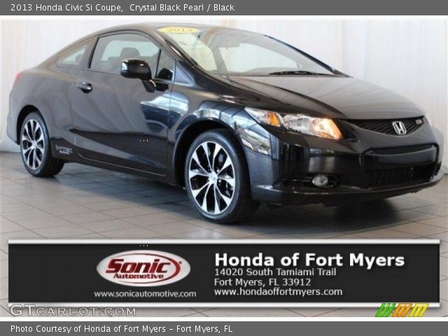 2013 Honda Civic Si Coupe in Crystal Black Pearl