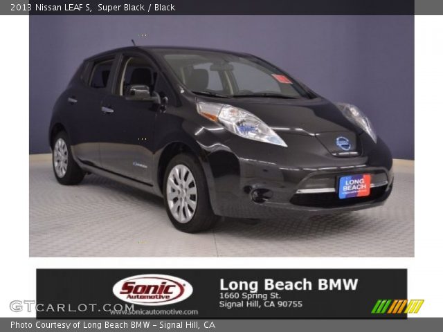 2013 Nissan LEAF S in Super Black