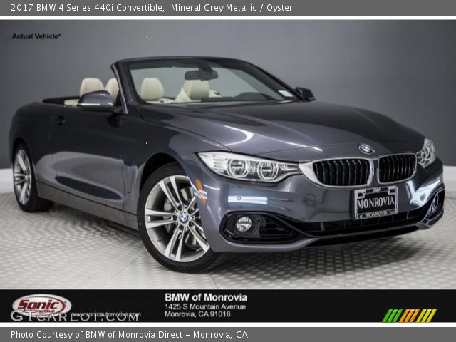 2017 BMW 4 Series 440i Convertible in Mineral Grey Metallic