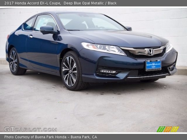 2017 Honda Accord EX-L Coupe in Deep Blue Opal Metallic