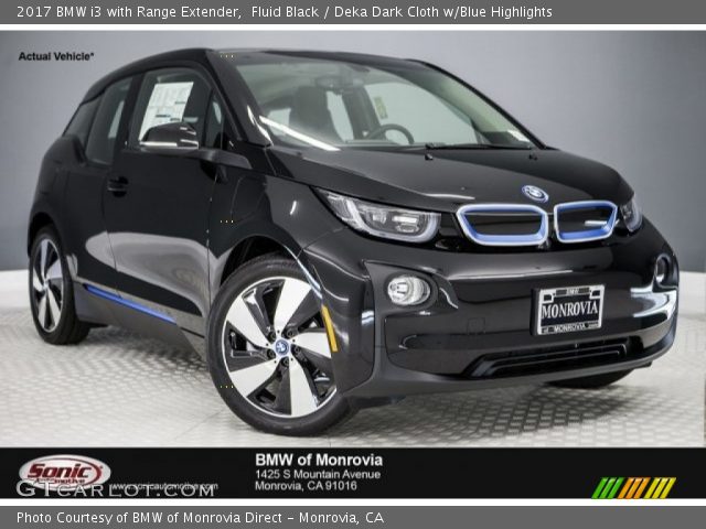 2017 BMW i3 with Range Extender in Fluid Black