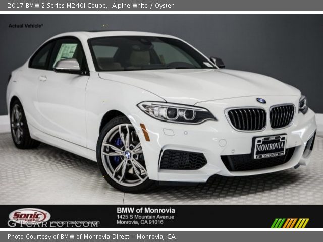 2017 BMW 2 Series M240i Coupe in Alpine White