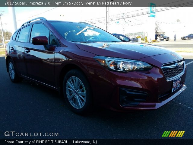 2017 Subaru Impreza 2.0i Premium 5-Door in Venetian Red Pearl