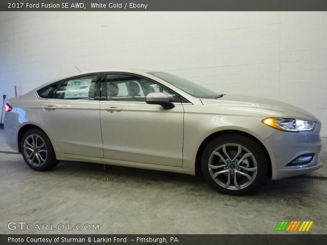 2017 Ford Fusion SE AWD in White Gold