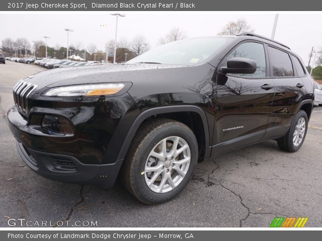 2017 Jeep Cherokee Sport in Diamond Black Crystal Pearl