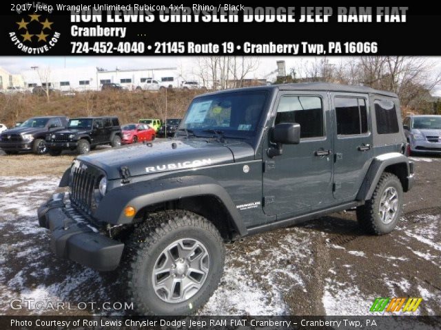 2017 Jeep Wrangler Unlimited Rubicon 4x4 in Rhino