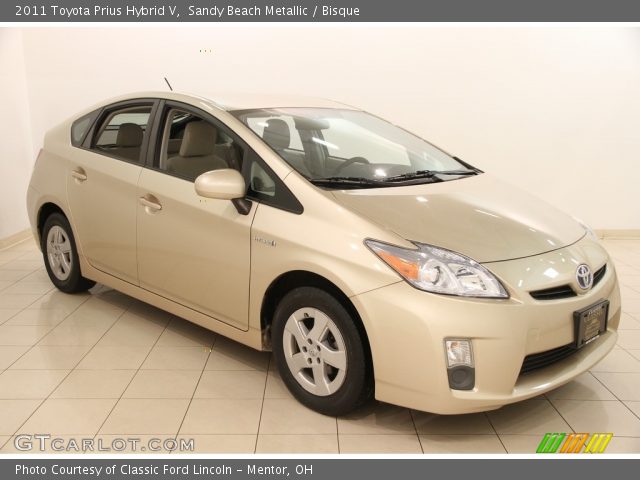 2011 Toyota Prius Hybrid V in Sandy Beach Metallic