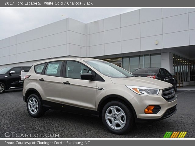 2017 Ford Escape S in White Gold