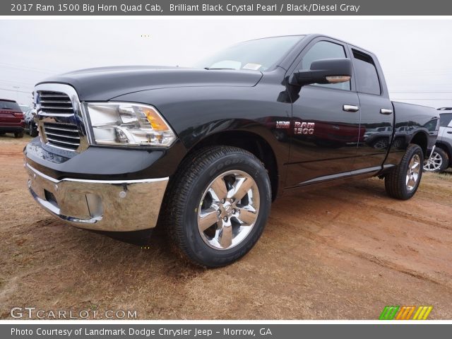 2017 Ram 1500 Big Horn Quad Cab in Brilliant Black Crystal Pearl