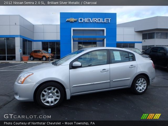 2012 Nissan Sentra 2.0 SL in Brilliant Silver Metallic